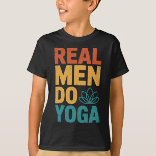 Camiseta Homens de Verdade Fazem Yoga _1