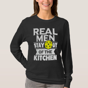 Camiseta Homens de Verdade Ficam Fora da Cozinha Remo de P