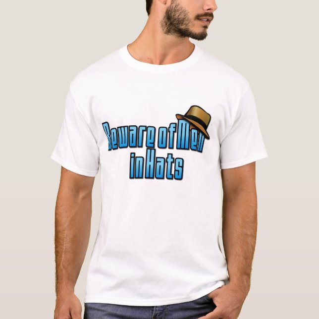 Camiseta Homens de Verdade Usam Chapéus (Frente)