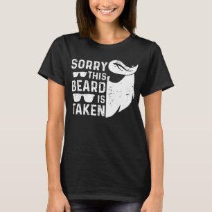 Camiseta Homens desculpem esta barba ser tirada Dia de os n