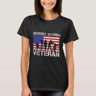 Camiseta Homens Deserto Escudo Vet Deserto Tempestade Veter