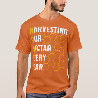 Camiseta Homens design captando nosso néctar