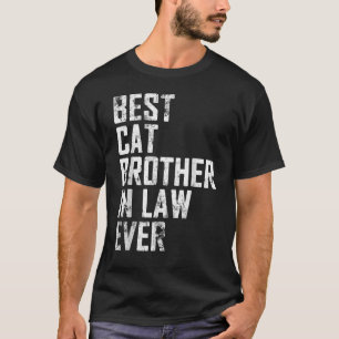 Camiseta Homens Dia dos Pais Melhor Gato Cunhado de Todos o