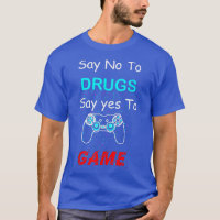 Homens dizem não à droga dizem sim videogame anti