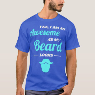 Camiseta Homens do bigode Cheio de barba dotados de TSirt c