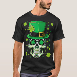 Camiseta Homens do Crânio do Açúcar Mulheres Sortudas de Pe
