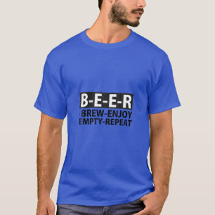 Camiseta Homens do Dia bebendo da Cerveja Mulheres