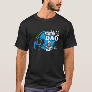 Camiseta Homens do Dia Pai do Pai de Futebol Americano