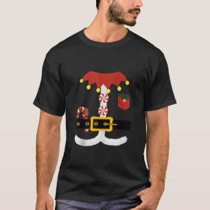 Camiseta Homens do ELF Squad Costume Fúria ELF Suit Xmas