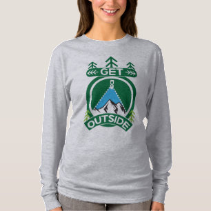 Camiseta Homens do Exterior Na Natureza Caminho M