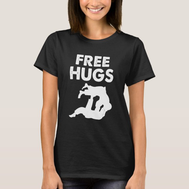 Camiseta Homens do Jiu Jitsu Mulheres Jiu Jitsu (Frente)