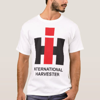 Camiseta Homens do logotipo de IH Internacional Ceifeira