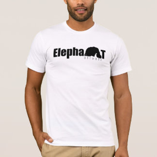Camiseta Homens do logotipo do circuito do elefante