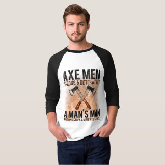 Camiseta Homens do machado