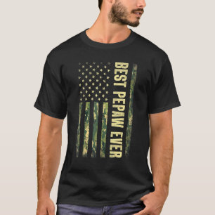 Camiseta Homens do Mens Melhor Pepaw Alguma Vez Nos Eua Sin