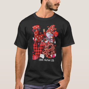 Camiseta Homens do Namorados Gnomo - Enfermeira CMA AMOR