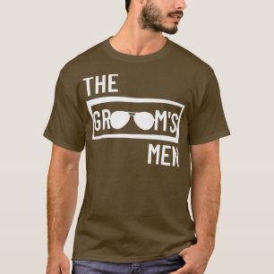 Camiseta Homens do Noivo Festa de Casamento Melhor Amigo Fe