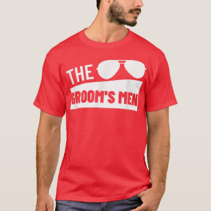 Camiseta Homens do Noivo Festa de Casamento Melhor Amigo Fe