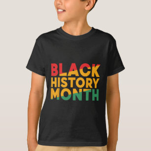 Camiseta Homens do Orgulho Africano-Americano na História N