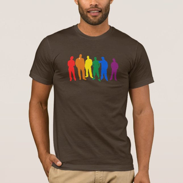 CAMISETA HOMENS DO ORGULHO GAY (Frente)