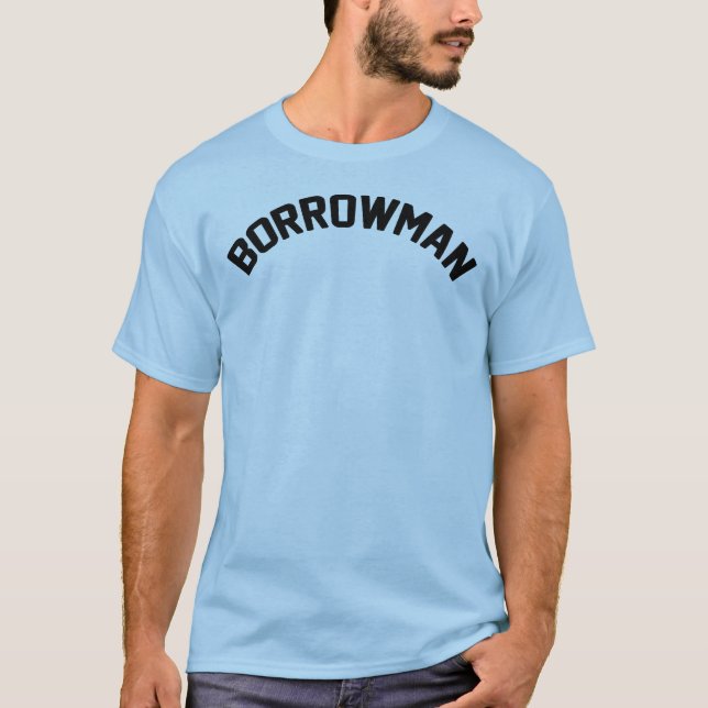 Camiseta Homens do original de Borrowman (Frente)