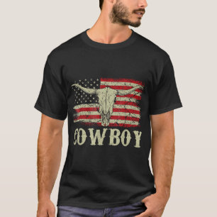 Camiseta Homens do País Ocidental Garotos do Teen Boy Rodeo