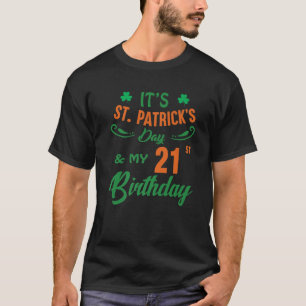 Camiseta Homens do Partido do Dia de São Patrício anivers