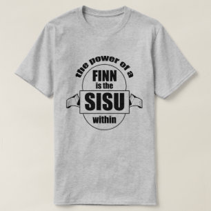 Camiseta Homens do poder do Finn de SISU