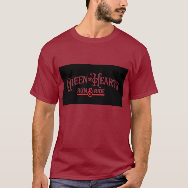 Camiseta Homens do QoH suportam T-Shirt (Frente)