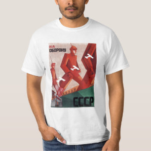 Camiseta Homens do t-shirt da propaganda de CCCP URSS