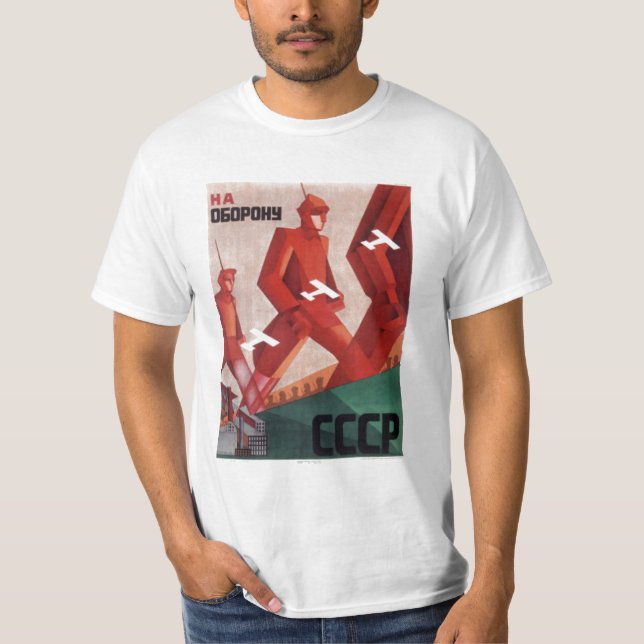 Camiseta Homens do t-shirt da propaganda de CCCP URSS (Frente)