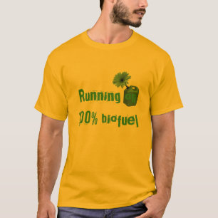 Camiseta Homens do t-shirt do combustível biológico