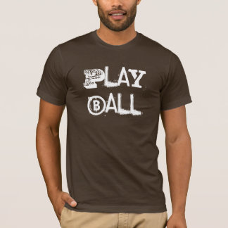 Camiseta Homens do t-shirt do softball