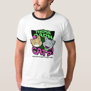 Camiseta Homens do TDC pretos/T branco da campainha
