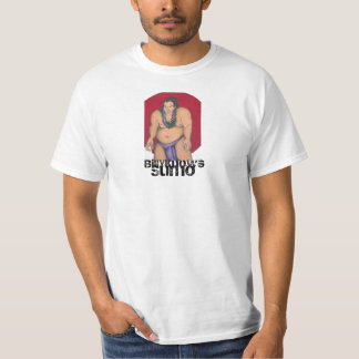 Camiseta Homens do tshirt do Sumo de BillyKnowsMedia