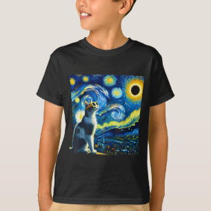 Camiseta Homens Eclipse Solar Total Van Gogh