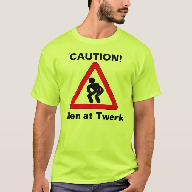 Camiseta Homens em Twerk (Frente)