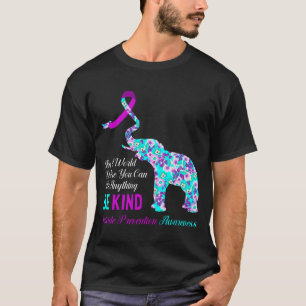Camiseta Homens Em Um Mundo Sejam Gentis Apoiem a Prevenção