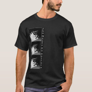 Camiseta homens Emo quer o eletro do gótico das caras da