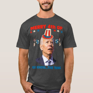 Camiseta Homens Engraçados 4 De Julho Feliz 4 De Vocês Sabe