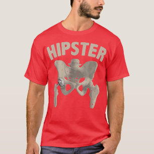 Camiseta Homens Engraçados Com Cirurgia Da anca Substituiçã