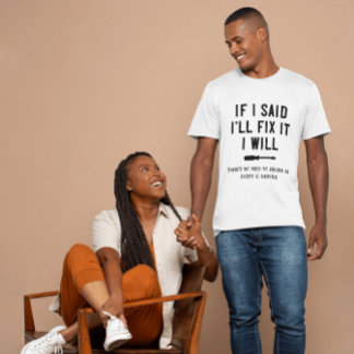 Camiseta Homens Engraçados Consertam