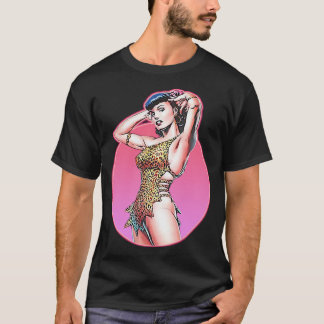 Camiseta Homens Engraçados Ilustração Da Pop Bettie Gta Leo