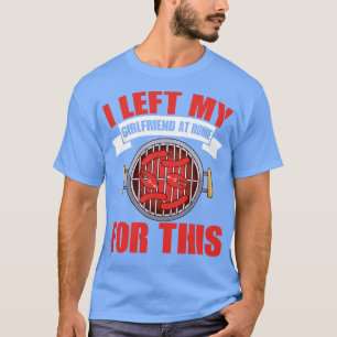 Camiseta Homens Engraçados Presentes CHURRASCO Fé Grill