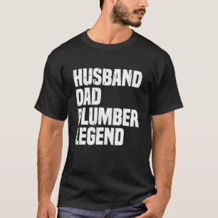 Camiseta Homens Engraçados Vintage Marido Pai Lenda do Can