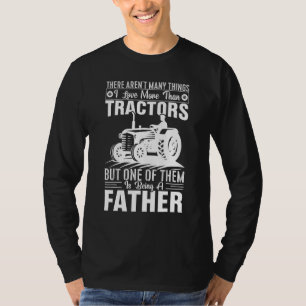 Camiseta Homens Eu Amo Tratores E Ser Um Pai Fazendeiro Da
