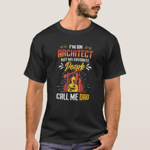 Camiseta Homens Eu Sou Um Arquiteto Mas Minhas Pessoas Favo