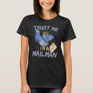 Camiseta Homens Eu Sou Um Carteiro Trabalhador Postal Carte