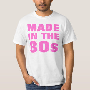 Camiseta Homens feitos no anos 80