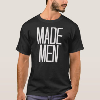 Camiseta Homens feitos t-shirt no preto